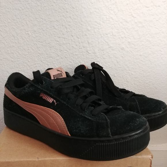 puma suede rose gold